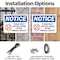 Signmission Please Don't Use Cell Phone, 24 in W x Rectangle, Plastic OS-2PACK-NS-P-1824-L-17436 - alternate 5